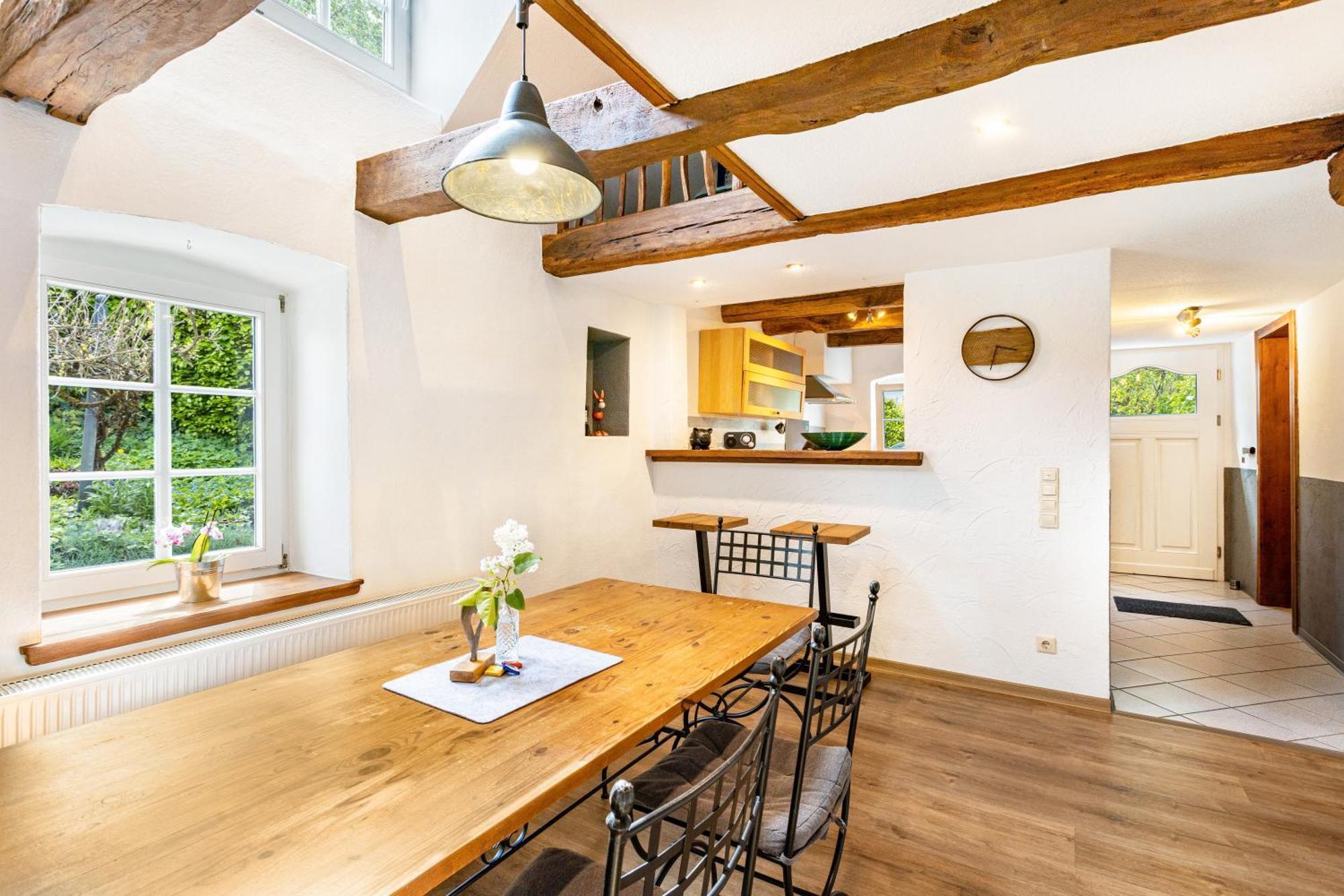 Fachwerk-Ferienhaus 1764 エスローエ エクステリア 写真