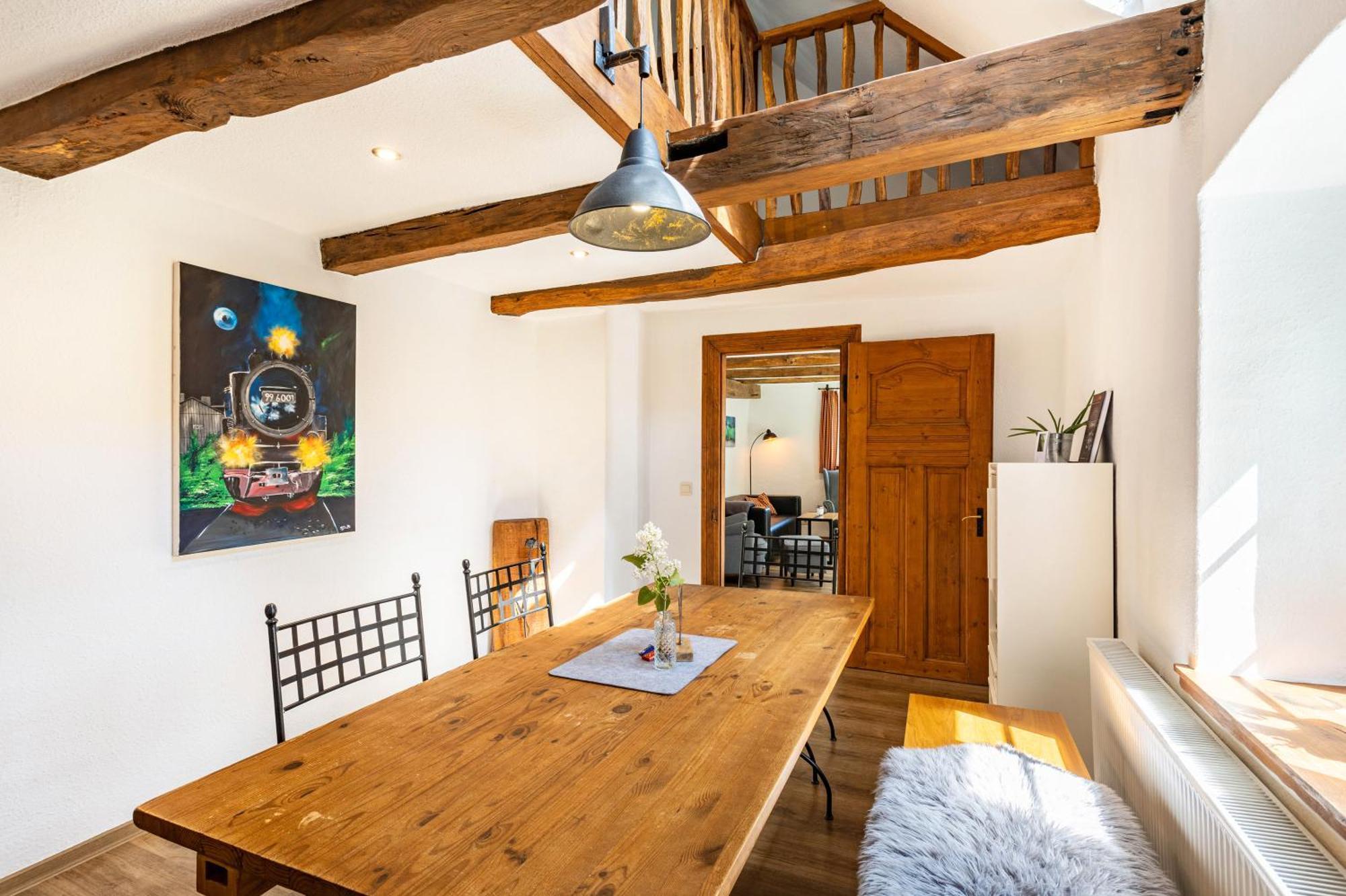 Fachwerk-Ferienhaus 1764 エスローエ エクステリア 写真